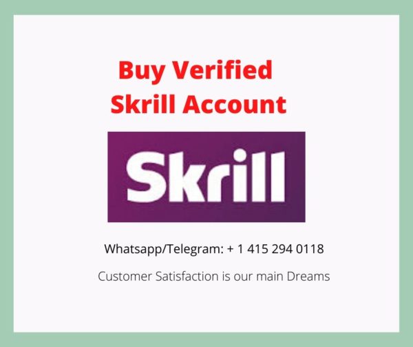 Buy Skrill Verified Account with documents